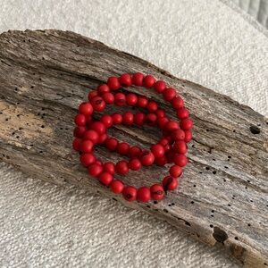 Açaí Beaded Elastic Bracelet
